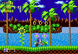 In-game screen of the game Sonic Classics on Sega Megadrive