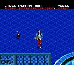 In-game screen of the game Toys on Sega Megadrive