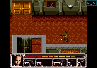 In-game screen of the game True Lies on Sega Megadrive