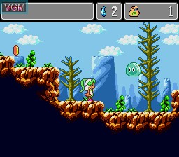 In-game screen of the game Monster World IV on Sega Megadrive