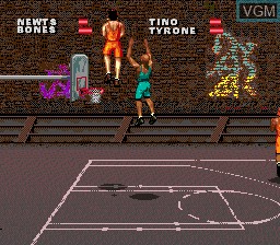 In-game screen of the game Barkley - Shut Up and Jam 2 on Sega Megadrive