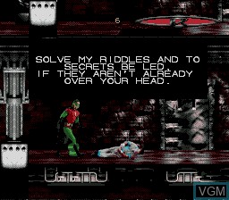 In-game screen of the game Batman Forever on Sega Megadrive