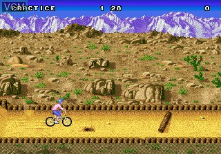 In-game screen of the game California Games on Sega Megadrive