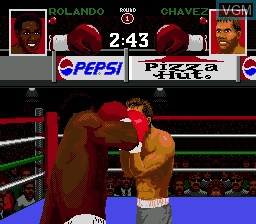In-game screen of the game Chavez II on Sega Megadrive