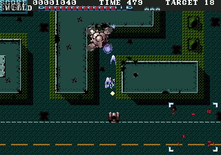 In-game screen of the game Granada on Sega Megadrive