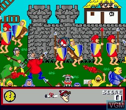 In-game screen of the game Great Waldo Search, The on Sega Megadrive