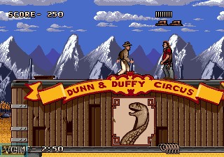 In-game screen of the game Indiana Jones and the Last Crusade on Sega Megadrive