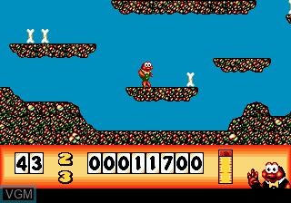 In-game screen of the game James Pond - Underwater Agent on Sega Megadrive