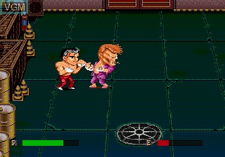 In-game screen of the game Ka-Ge-Ki - Fists of Steel on Sega Megadrive