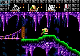 In-game screen of the game Lost Vikings, The on Sega Megadrive