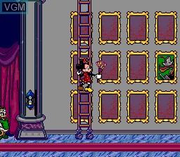 In-game screen of the game Mickey's Ultimate Challenge on Sega Megadrive