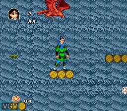In-game screen of the game Mulan on Sega Megadrive