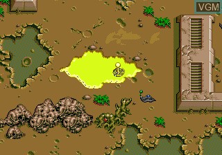 In-game screen of the game Ooze, The on Sega Megadrive