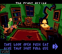 In-game screen of the game Scooby-Doo Mystery on Sega Megadrive
