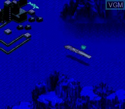 In-game screen of the game SeaQuest DSV on Sega Megadrive
