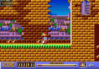 In-game screen of the game Socket on Sega Megadrive