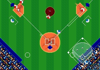 In-game screen of the game Super League on Sega Megadrive