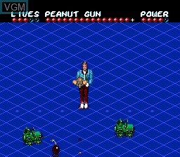 In-game screen of the game Toys on Sega Megadrive