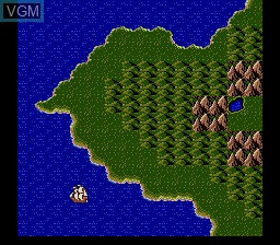 In-game screen of the game Uncharted Waters on Sega Megadrive