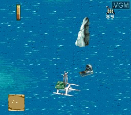 In-game screen of the game Waterworld on Sega Megadrive
