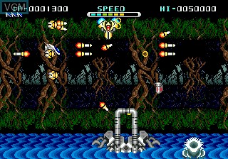 In-game screen of the game Whip Rush on Sega Megadrive
