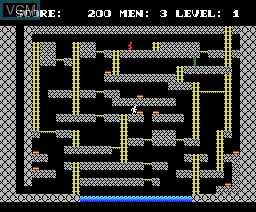 In-game screen of the game Rise Out From Dungeons on MSX