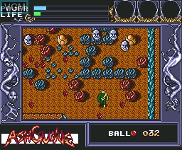 In-game screen of the game Ashguine 3 on MSX2