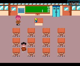 In-game screen of the game High School Kimengumi on MSX2