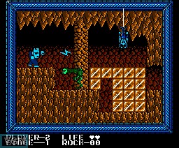 In-game screen of the game Mon Mon Monster on MSX2