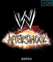 Title screen of the game WWE Aftershock on Nokia N-Gage