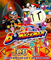 Title screen of the game Bomberman on Nokia N-Gage