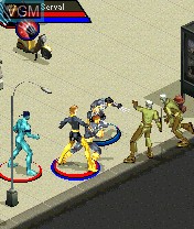 In-game screen of the game X-Men Legends on Nokia N-Gage