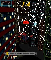 In-game screen of the game Spider-Man 2 on Nokia N-Gage
