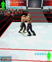 In-game screen of the game WWE Aftershock on Nokia N-Gage