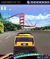 In-game screen of the game Asphalt - Urban GT 2 on Nokia N-Gage