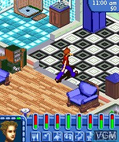 In-game screen of the game Sims, The - Bustin' Out on Nokia N-Gage