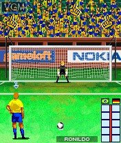 In-game screen of the game Marcel Desailly Pro Soccer on Nokia N-Gage