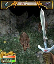 In-game screen of the game Elder Scrolls Travels, The - Shadowkey on Nokia N-Gage