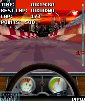 In-game screen of the game Stunt Car Extreme on Nokia N-Gage