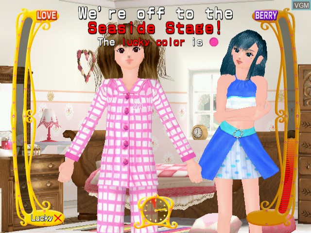 In-game screen of the game Love And Berry - 1st-2nd Collection on Naomi