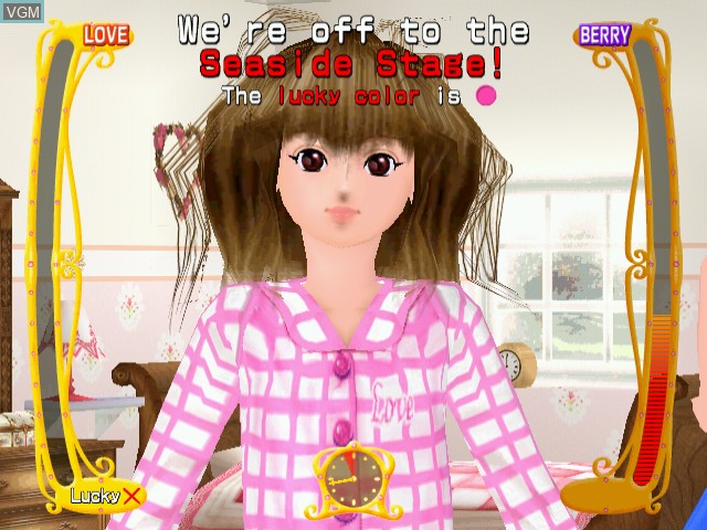 In-game screen of the game Love And Berry - 1st-2nd Collection on Naomi