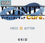 Title screen of the game Infinity Cure on SNK NeoGeo Pocket