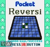 Title screen of the game Pocket Reversi on SNK NeoGeo Pocket