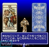 Menu screen of the game Densetsu no Ogre Battle on SNK NeoGeo Pocket