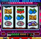 In-game screen of the game Pachi-slot Aruze Oukoku Porcano 2 on SNK NeoGeo Pocket