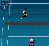 In-game screen of the game Pocket Tennis Color on SNK NeoGeo Pocket