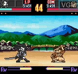 In-game screen of the game Samurai Shodown! 2 on SNK NeoGeo Pocket