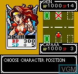 In-game screen of the game SNK Vs Capcom - Card Fighters Clash - Capcom Version on SNK NeoGeo Pocket