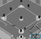 In-game screen of the game Baseball Stars on SNK NeoGeo Pocket