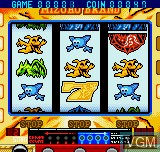 In-game screen of the game Pachisuro Aruze Oogoku Pocket Ward of Lights on SNK NeoGeo Pocket